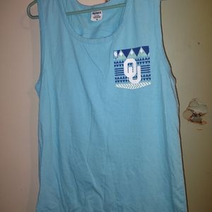 Men's Ou Boomer Sooner Blue Tank Top size Medium the brand is PressBox
